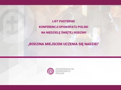 Rodzina miejscem uczenia się nadziei